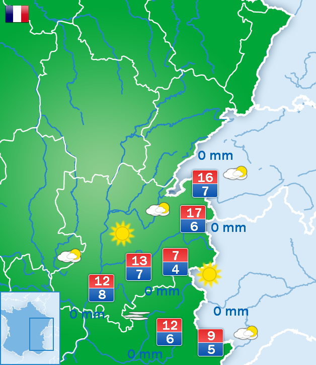 Weersverwachting voor zaterdag Weersverwachting voor zaterdag